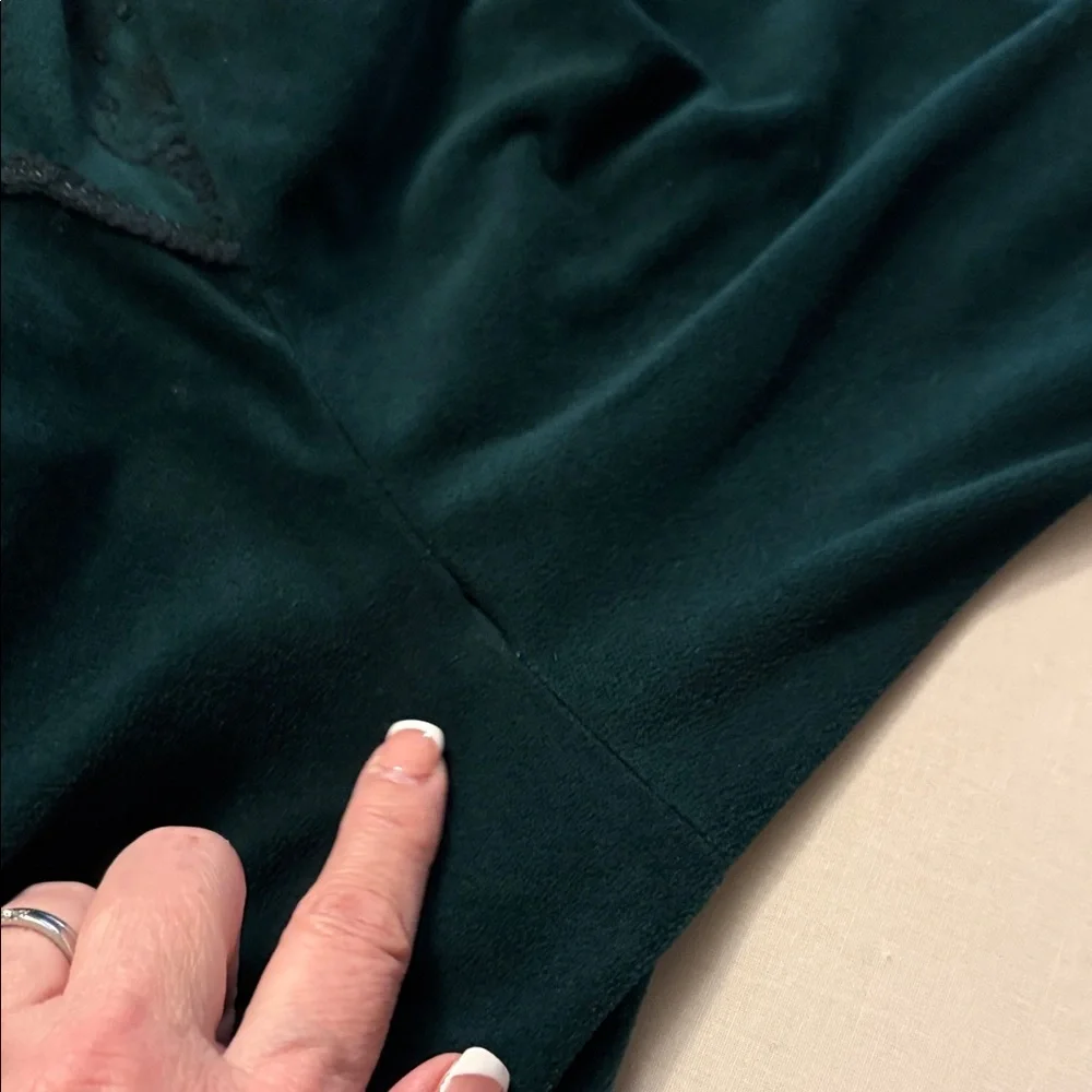 Vanity Fair Vintage Green Long Sleeve Dressing Gown House Robe